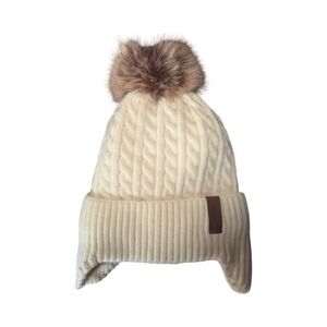 FENELY Women Winter Beanie Hat Knit Earflap Hats